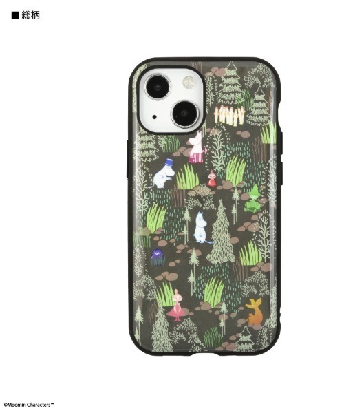 MOOMIN（ムーミン）の「ムーミン　IIIIfit iPhone13 mini/12 mini対応ケース（スマホケース/カバー・レディース・ホワイト/グリーン/マルチ/レッド・ONE SIZE）」の4枚目の写真