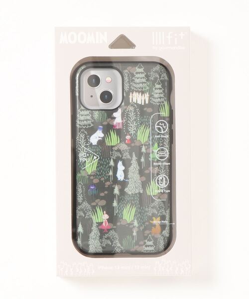 MOOMIN（ムーミン）の「ムーミン　IIIIfit iPhone13 mini/12 mini対応ケース（スマホケース/カバー・レディース・ホワイト/グリーン/マルチ/レッド・ONE SIZE）」の5枚目の写真