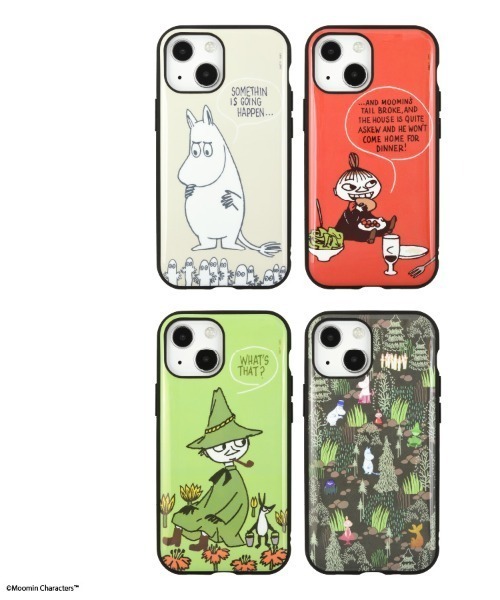 MOOMIN（ムーミン）の「ムーミン　IIIIfit iPhone13 mini/12 mini対応ケース（スマホケース/カバー・レディース・ホワイト/グリーン/マルチ/レッド・ONE SIZE）」の6枚目の写真