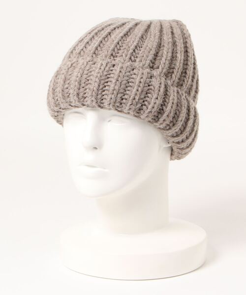 SLOBE IENA（スローブイエナ）の「【CF】ニットキャップ【手洗い可】◆（ニットキャップ/ビーニー・レディース・ベージュ/チャコールグレー/アイボリー・FREE）」の9枚目の写真