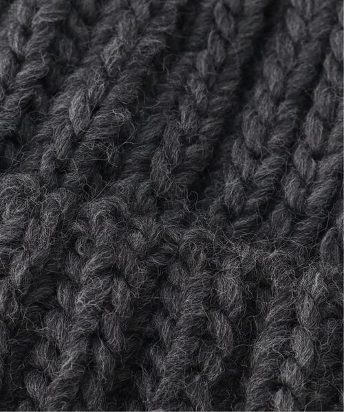 SLOBE IENA（スローブイエナ）の「【CF】ニットキャップ【手洗い可】◆（ニットキャップ/ビーニー・レディース・ベージュ/チャコールグレー/アイボリー・FREE）」の7枚目の写真