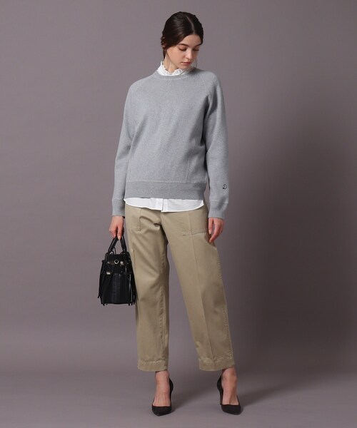 値下げ⭐️ドレステリア⭐️ウォッシャブルスウェット風ニット DRESSTERIOR（ドレステリア）の「◇【InRed4月号掲載】ウォッシャブル