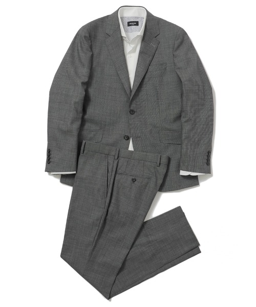 MEN'S BIGI（メンズビギ）の「ナチュラルストレッチ ピンヘッドスーツ（スーツセット・メンズ・ネイビー/グレー・01/02/03/04）」の2枚目の写真