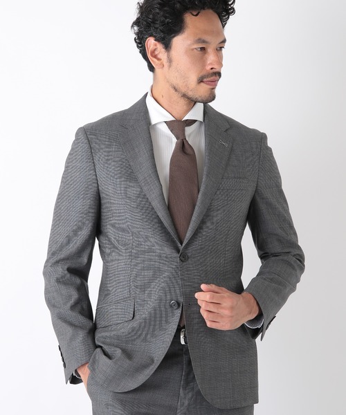 MEN'S BIGI（メンズビギ）の「ナチュラルストレッチ ピンヘッドスーツ（スーツセット・メンズ・ネイビー/グレー・01/02/03/04）」の3枚目の写真