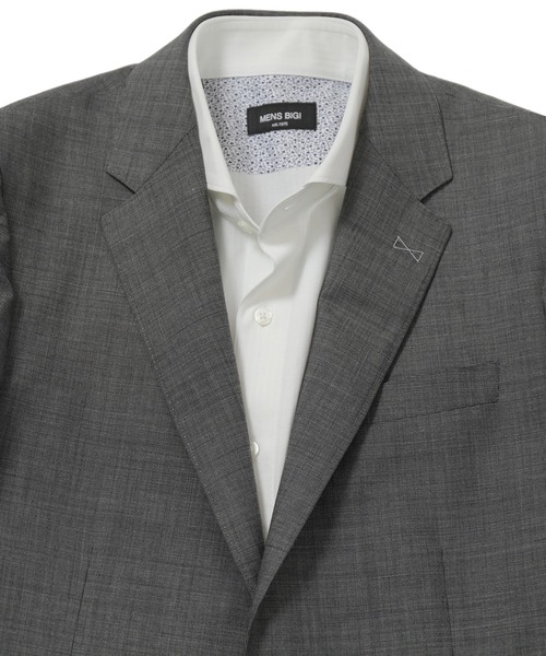 MEN'S BIGI（メンズビギ）の「ナチュラルストレッチ ピンヘッドスーツ（スーツセット・メンズ・ネイビー/グレー・01/02/03/04）」の9枚目の写真