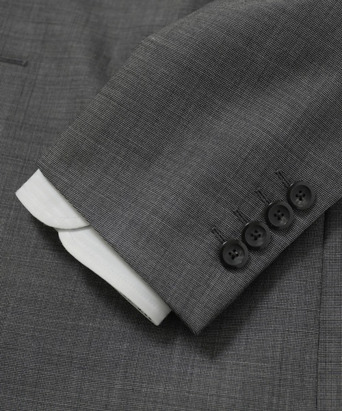 MEN'S BIGI（メンズビギ）の「ナチュラルストレッチ ピンヘッドスーツ（スーツセット・メンズ・ネイビー/グレー・01/02/03/04）」の12枚目の写真