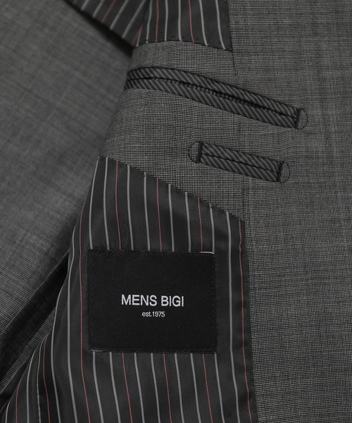 MEN'S BIGI（メンズビギ）の「ナチュラルストレッチ ピンヘッドスーツ（スーツセット・メンズ・ネイビー/グレー・01/02/03/04）」の16枚目の写真