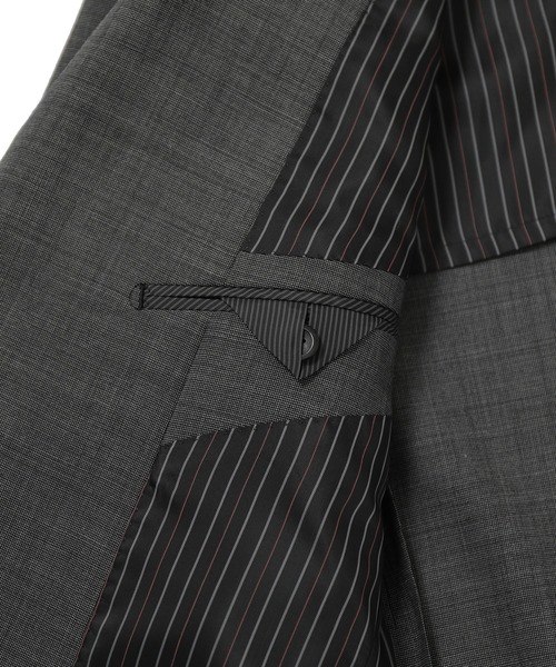 MEN'S BIGI（メンズビギ）の「ナチュラルストレッチ ピンヘッドスーツ（スーツセット・メンズ・ネイビー/グレー・01/02/03/04）」の15枚目の写真