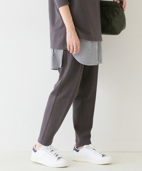 SLOBE IENA（スローブイエナ）の「ダブルフェイスジョーゼットパンツ
