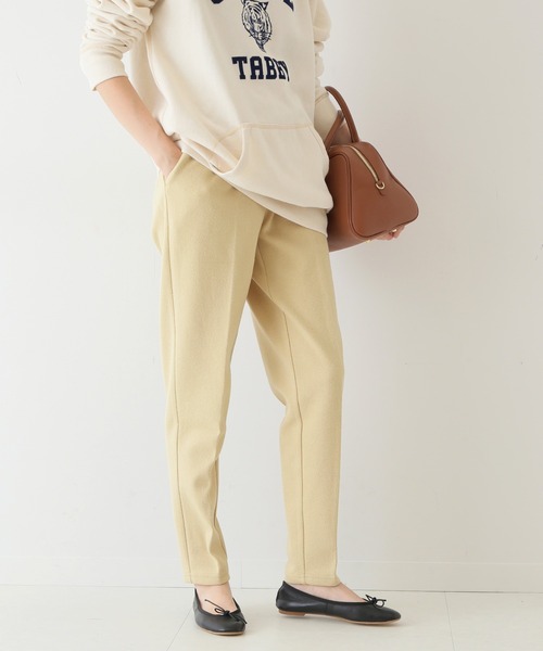 SLOBE IENA（スローブイエナ）の「ダブルフェイスジョーゼットパンツ【ウエストゴム/洗濯機使用可能】◆（その他パンツ・レディース・グレー/イエロー/ナチュラル・36/38）」の20枚目の写真