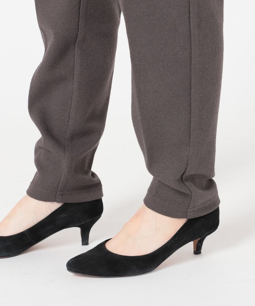 SLOBE IENA（スローブイエナ）の「ダブルフェイスジョーゼットパンツ【ウエストゴム/洗濯機使用可能】◆（その他パンツ・レディース・グレー/イエロー/ナチュラル・36/38）」の12枚目の写真