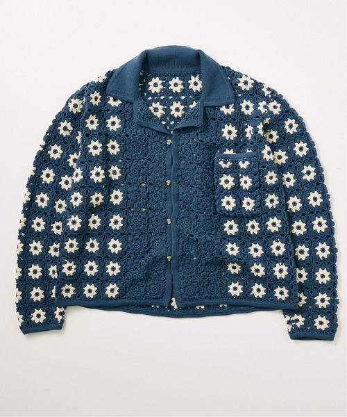 JOURNAL STANDARD relume（ジャーナルスタンダード レリューム）の「 CALIFORNIA クロシェアミ ニットカーディガン "FL"（カーディガン/ボレロ）」 WEAR