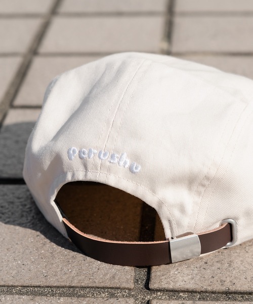 Perushu（ペルーシュ）の「Pロゴキャップ（キャップ・メンズ・ブラック/ダークブラウン/グリーン/アイボリー/マスタード・FREE）」の15枚目の写真