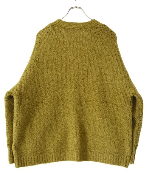 BALLAST ARK（バラストアーク）の「BALLAST ARK / バラストアーク：V/N shaggy Cardigan：BA04-K003[AST]（カーディガン/ボレロ・メンズ・イエロー・M/L）」の2枚目の写真