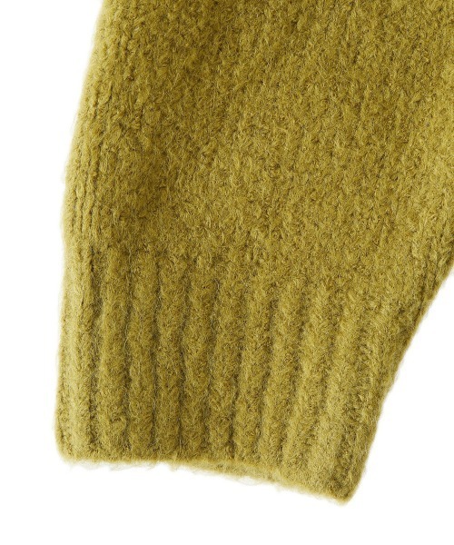 BALLAST ARK（バラストアーク）の「BALLAST ARK / バラストアーク：V/N shaggy Cardigan：BA04-K003[AST]（カーディガン/ボレロ・メンズ・イエロー・M/L）」の10枚目の写真