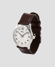 MHL.（エムエイチエル）の「LEATHER STRAP WATCH（アナログ腕時計