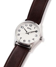 MHL.（エムエイチエル）の「LEATHER STRAP WATCH（アナログ