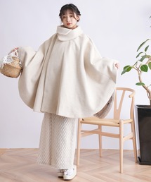 utatane | 和装コート ポンチョ ニコアンティーク(ポンチョ)