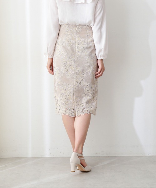 PROPORTION BODY DRESSING（プロポーションボディドレッシング）の「配色ケミカルタイトスカート / 1212120106（スカート・レディース・ブルー/ピンク/ベージュ・X-SMALL/MEDIUM/SMALL）」の10枚目の写真