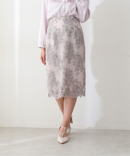 PROPORTION BODY DRESSING（プロポーションボディドレッシング）の「配色ケミカルタイトスカート / 1212120106（スカート・レディース・ブルー/ピンク/ベージュ・X-SMALL/MEDIUM/SMALL）」の13枚目の写真