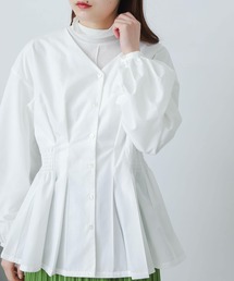 SENSE OF PLACE by URBAN RESEARCH | Vネックウエストマークブラウス(シャツ/ブラウス)