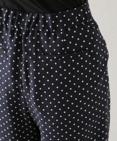 La TOTALITE(ラトータリテ)の「ドットツイルタックワイドパンツ(その他パンツ・レディース・オリーブ/ネイビー/サックスブルー・36/38)」の21枚目の写真