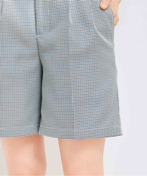 vis-`a-vis(ビサビ)の「【WEB限定】チェック柄ショートパンツ【セットアップ対応】(スラックス・レディース・グリーン/グレー・S/M)」の21枚目の写真