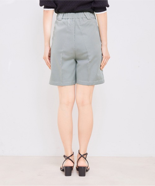 vis-`a-vis(ビサビ)の「【WEB限定】チェック柄ショートパンツ【セットアップ対応】(スラックス・レディース・グリーン/グレー・S/M)」の18枚目の写真