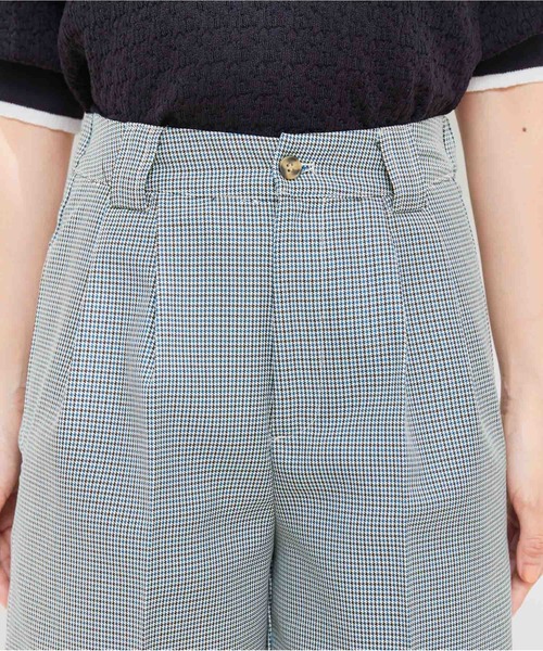 vis-`a-vis(ビサビ)の「【WEB限定】チェック柄ショートパンツ【セットアップ対応】(スラックス・レディース・グリーン/グレー・S/M)」の19枚目の写真