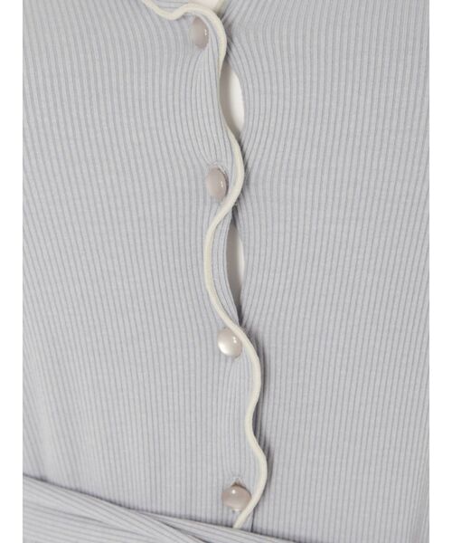 MERCURYDUO(マーキュリーデュオ)の「【GENTLE】配色メロウカットソーセットアップ(ルームウェア/パジャマ・レディース・ブラック/ライトブルー・FREE)」の15枚目の写真