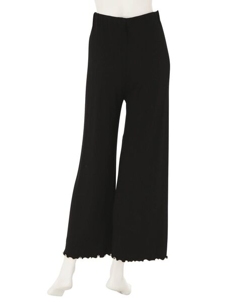 MERCURYDUO(マーキュリーデュオ)の「【GENTLE】配色メロウカットソーセットアップ(ルームウェア/パジャマ・レディース・ブラック/ライトブルー・FREE)」の20枚目の写真