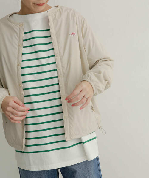 DANTON（ダントン）の「DANTON　INSULATIONJACKET（ダウンジャケット/コート・レディース・ブラック/ベージュ/アイボリー・MEDIUM）」の2枚目の写真