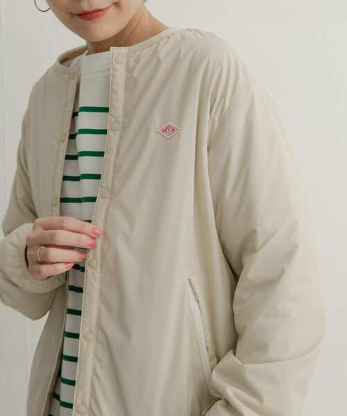 DANTON（ダントン）の「DANTON　INSULATIONJACKET（ダウンジャケット/コート・レディース・ブラック/ベージュ/アイボリー・MEDIUM）」の11枚目の写真