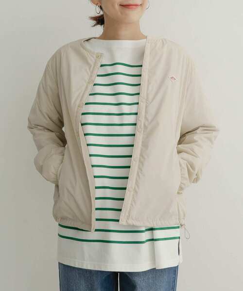 DANTON（ダントン）の「DANTON　INSULATIONJACKET（ダウンジャケット/コート・レディース・ブラック/ベージュ/アイボリー・MEDIUM）」の15枚目の写真