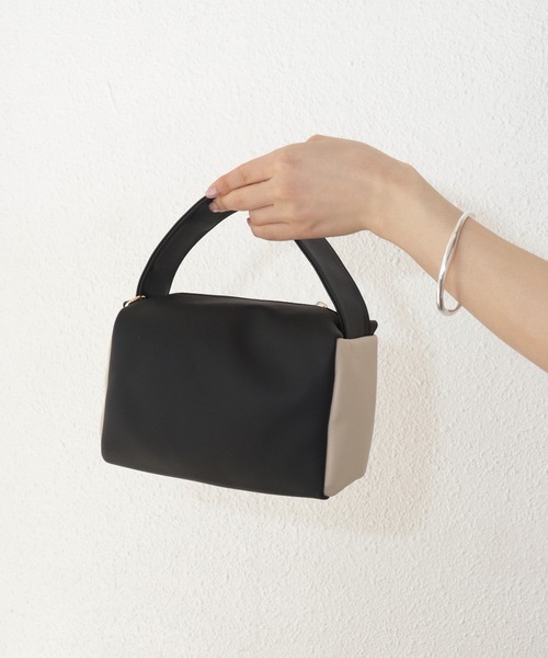 Shelly island（シェリーアイランド）の「コンパクトスクエアバッグ（ハンドバッグ・レディース・ブラック/ピンク/グリーン・FREE）」の19枚目の写真