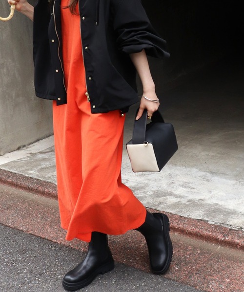 Shelly island（シェリーアイランド）の「コンパクトスクエアバッグ（ハンドバッグ・レディース・ブラック/ピンク/グリーン・FREE）」の4枚目の写真