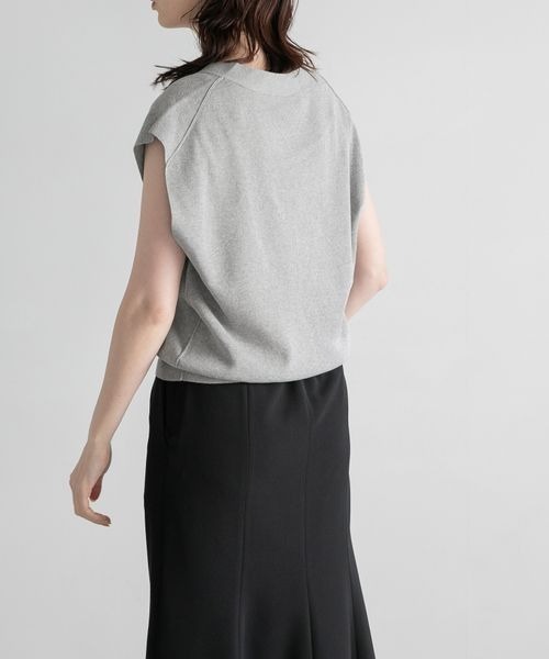 yuw（ユウ）の「アウトリンキングベスト　270313（ベスト・レディース・ブラック/グレー/ブルー/ピンク・FREE）」の7枚目の写真