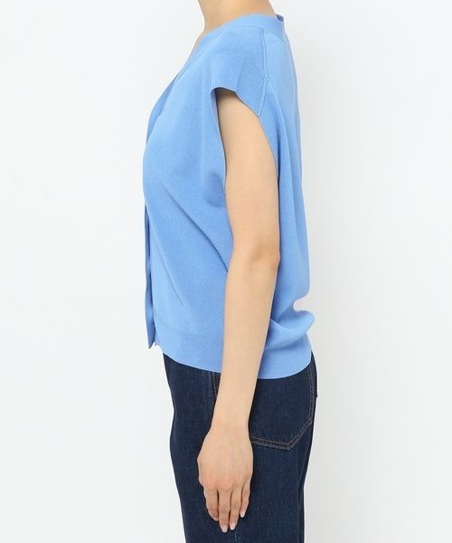 yuw（ユウ）の「アウトリンキングベスト　270313（ベスト・レディース・ブラック/グレー/ブルー/ピンク・FREE）」の14枚目の写真