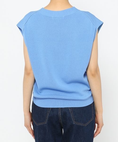 yuw（ユウ）の「アウトリンキングベスト　270313（ベスト・レディース・ブラック/グレー/ブルー/ピンク・FREE）」の15枚目の写真