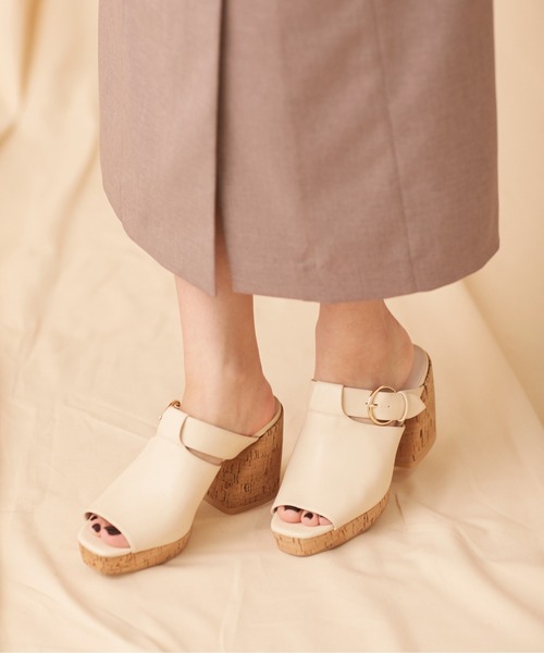 JILL by JILL STUART(ジルバイジルスチュアート)の「◇ベルテッドプラットフォーム(サンダル・レディース・ブラック/ベージュ系その他/ホワイト・SMALL/LARGE/MEDIUM)」の13枚目の写真