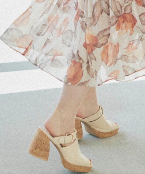 JILL by JILL STUART(ジルバイジルスチュアート)の「◇ベルテッドプラットフォーム(サンダル・レディース・ブラック/ベージュ系その他/ホワイト・SMALL/LARGE/MEDIUM)」の12枚目の写真