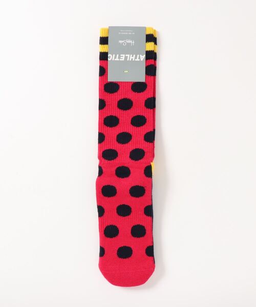 Happy Socks(ハッピーソックス)の「【66】【HAPPY SOCKS】ATHLETIC CIRCLE(ソックス/靴下・メンズ・エメラルド/ブラック/ホワイト/ライトグリーン/レッド/ブラック系その他/ブルー/グリーン系その他/ホワイト系その他・MEDIUM)」の9枚目の写真