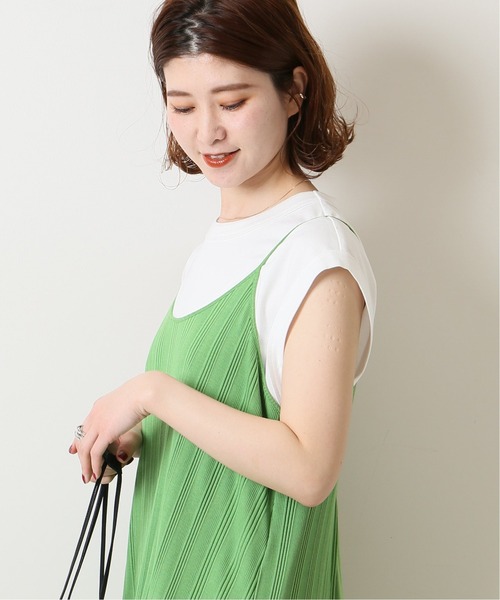 Spick & Span（スピックアンドスパン）の「【WRAPINKNOT】オーバーサイズタンクトップ（タンクトップ・レディース・カーキ/ブラック/ホワイト・FREE）」の6枚目の写真