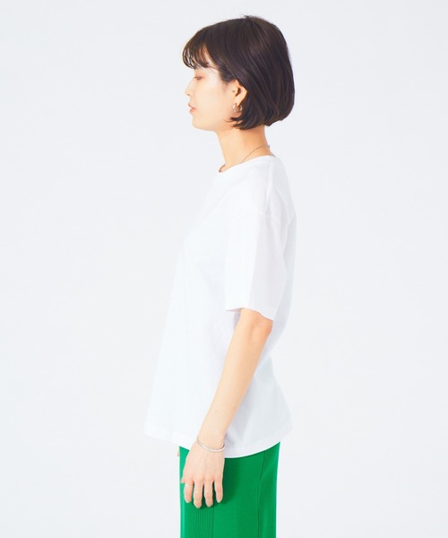 Rouge vif（ルージュヴィフ）の「ﾌﾛﾝﾄﾐﾆﾛｺﾞT（Tシャツ/カットソー・レディース・ホワイト・フリー）」の8枚目の写真