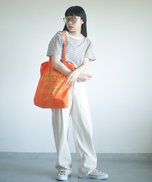 spoon store(スプーンストア)の「マルチボーダーTシャツ(Tシャツ/カットソー・レディース・ブラック/ピンク/ブルー・フリー)」の11枚目の写真