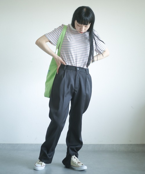 spoon store(スプーンストア)の「マルチボーダーTシャツ(Tシャツ/カットソー・レディース・ブラック/ピンク/ブルー・フリー)」の17枚目の写真