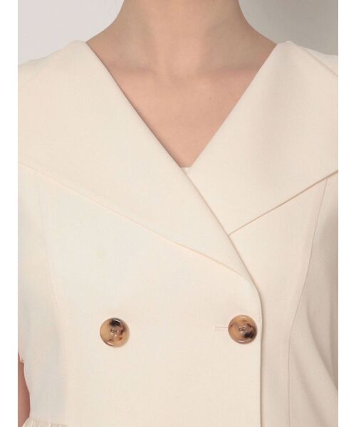 LAGUNAMOON(ラグナムーン)の「ワンサイドパターンノースリーブワンピース(ワンピース・レディース・ホワイト/ベージュ・SMALL/MEDIUM)」の5枚目の写真