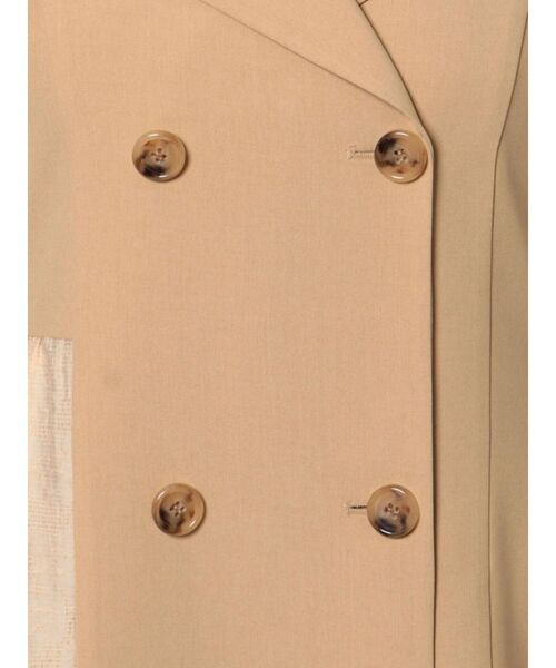 LAGUNAMOON(ラグナムーン)の「ワンサイドパターンノースリーブワンピース(ワンピース・レディース・ホワイト/ベージュ・SMALL/MEDIUM)」の4枚目の写真