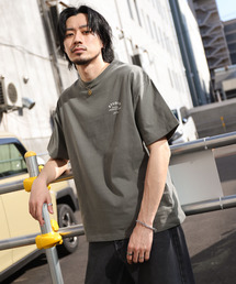 ZIP FIVE | シンプルロゴバリエーション 半袖Tシャツ　胸ワンポイント　バックプリント【ユニセックス】(Tシャツ/カットソー)