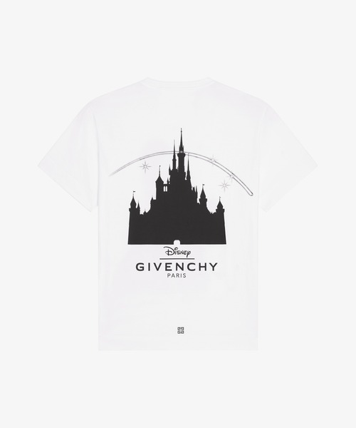 GIVENCHY（ジバンシイ）の「【ディズニー x GIVENCHY コラボレーション】SHORT SLEEVES T-SHIRT FROZEN BLACK & WHITE PRINT（Tシャツ/カットソー・レディース・ホワイト・SMALL/MEDIUM/LARGE/X-SMALL/XX-SMALL）」の2枚目の写真